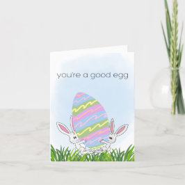 Tarjeta Huevo de Pascua extra grande
