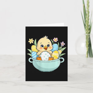 Tarjeta Huevo de pollo Caza de Pascua Bunny Ears Farm Anim