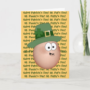 Tarjeta Huevo del Día de San Paddy, Día de San Patricio!