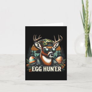 Tarjeta Huevo Hunter Deer Buck Byckward Cap Deer Huning Ea