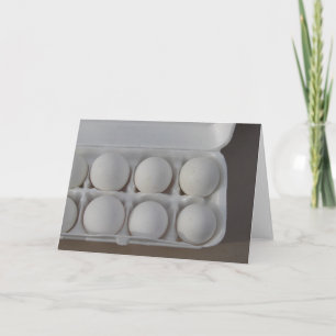 Tarjeta Huevos blancos