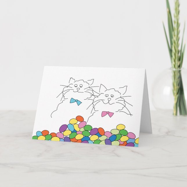 Tarjeta Huevos de Pascua (Anverso)