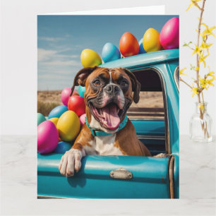 Tarjeta Huevos de Pascua de Boxer