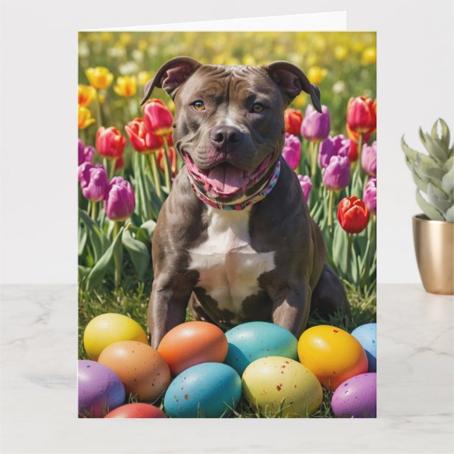 Tarjeta Huevos de Pascua de Pitbull (Planta pequeña)