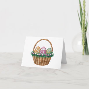 Tarjeta Huevos de Pascua en BLANK
