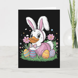 Tarjeta Huevos de Pascua Rubber Duckie Th Duck Uni-niño Pa