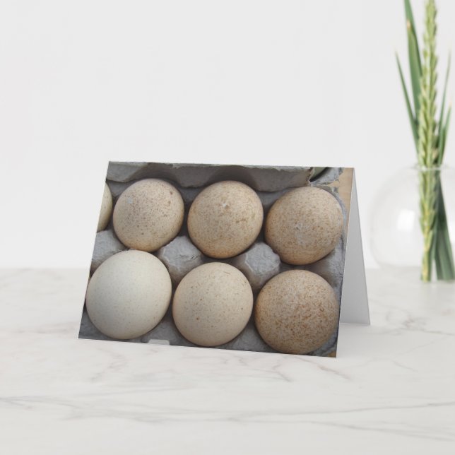 Tarjeta Huevos de Turquía (Anverso)