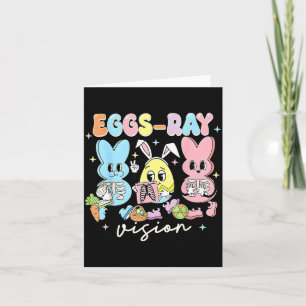Tarjeta Huevos Ray Vision Enfermera T- Pascua Técnico de R