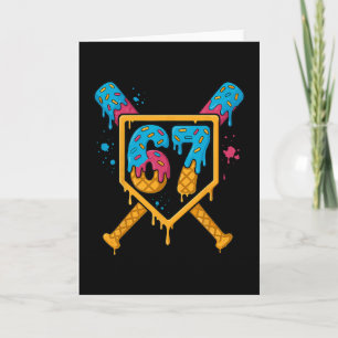Tarjeta Hugvyn 67 Vender Helado Goteo Seis Siete Genz Alph