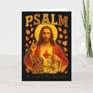 Tarjeta Hugvyn Salmo 23 El Señor Es Mi Pastor Fe Caída