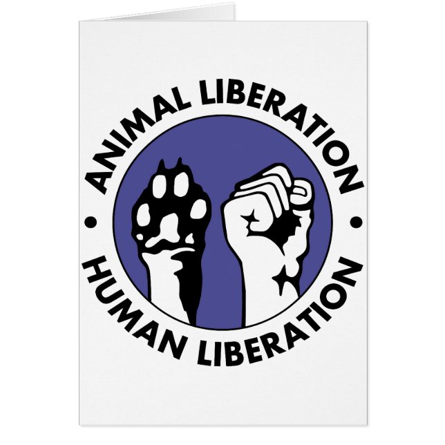 Tarjeta humana de la liberación de la liberación (Frente)