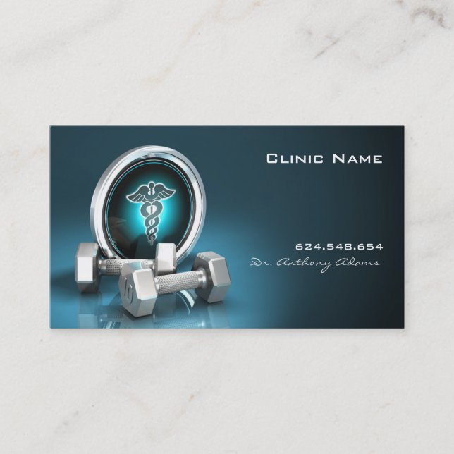 Tarjeta humana para Médica deportivo privado de cl (Anverso)