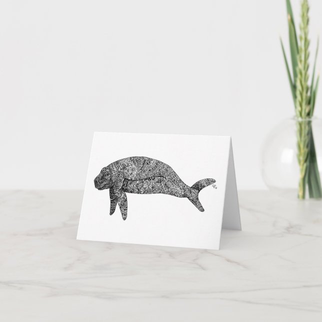 Tarjeta HuManatee Notecards (Anverso)