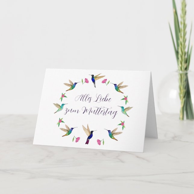 Tarjeta Hummingbird (Anverso)