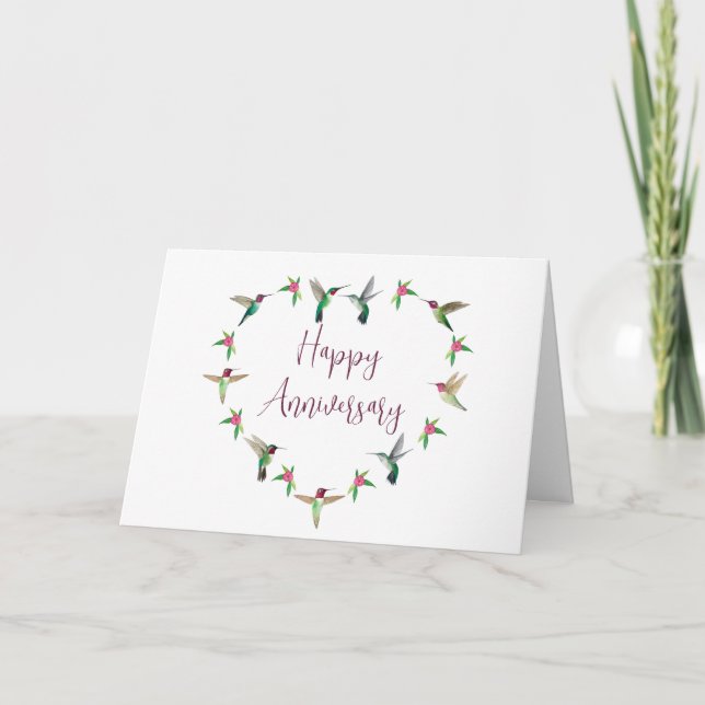 Tarjeta Hummingbird (Anverso)