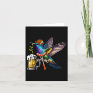 Tarjeta Hummingbird Beer Beer Con Salchicha Alemana