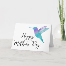 Tarjeta Hummingbird Feliz Día de la Madre