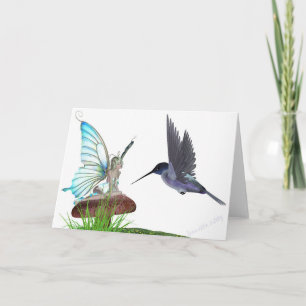 Tarjeta Hummingbirds