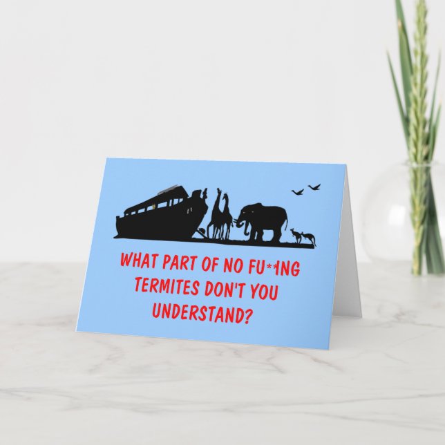Tarjeta Humor ateo (Anverso)