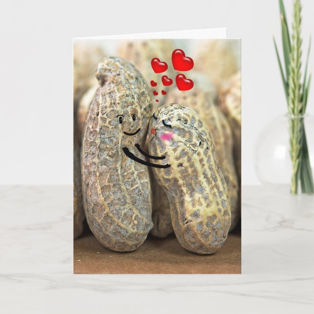 Tarjeta Humor Boda de cacahuetes (Anverso)