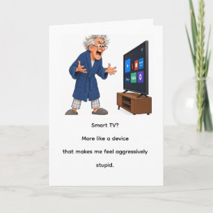 Tarjeta Humor de Boomer que Envejece