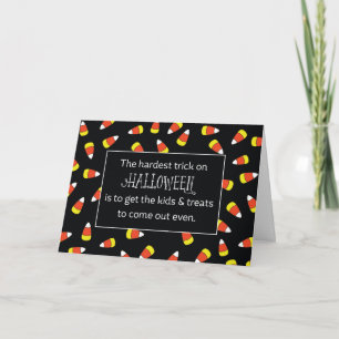 Tarjeta Humor de Caramelo de Halloween