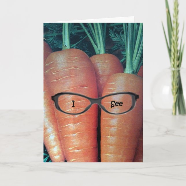 TARJETA HUMOR DE CARROTA EN EL CUMPLEAÑOS DE MI GRUPO (Anverso)