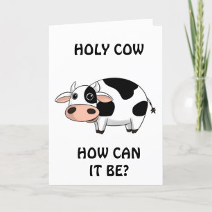 TARJETA "HUMOR DE CUMPLEAÑOS 70** DE UNA VACA?
