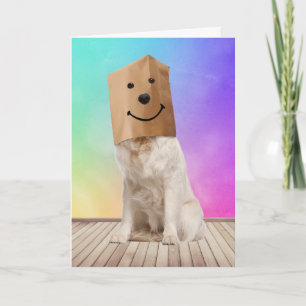 Tarjeta Humor de cumpleaños de Golden Retriever