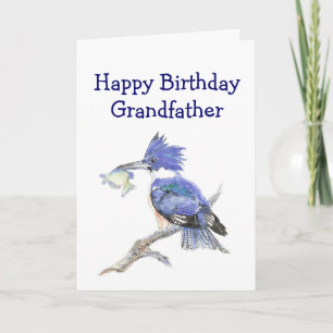 Tarjeta Humor De Cumpleaños Del Abuelo Pesquero El Kingfis