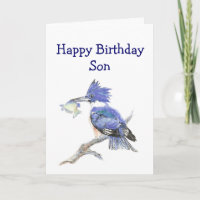 Humor de cumpleaños del hijo pescador - El pescado