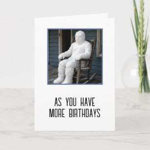 Tarjeta Humor de Cumpleaños por Envejecer