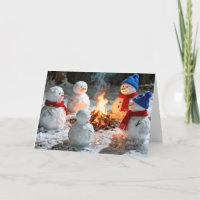 Humor de derretimiento de muñecos de nieve de cump