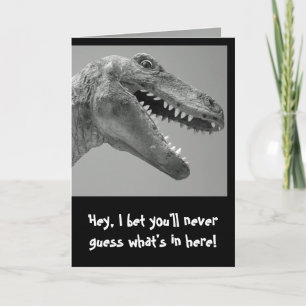 Tarjeta Humor de dinosaurios