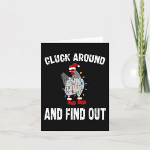 Tarjeta Humor de gallinas para amantes de gallinas-chr