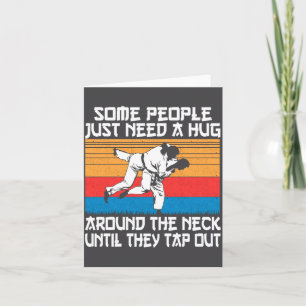 Tarjeta Humor de Judo Jiu Jitsu Artes Marciales Divertido 