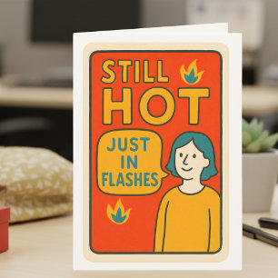 Tarjeta Humor de Menopausia, Mujeres calientes