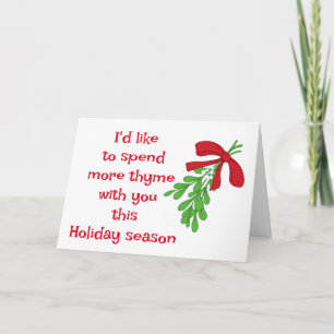 Tarjeta HUMOR DE MUérdago PARA MI AMOR EN NAVIDAD