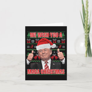Tarjeta Humor de Navidades de Santa Trump 2
