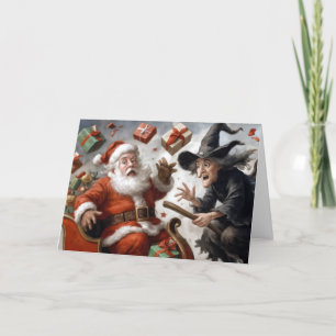 Tarjeta Humor de navidades y fiestas de Halloween