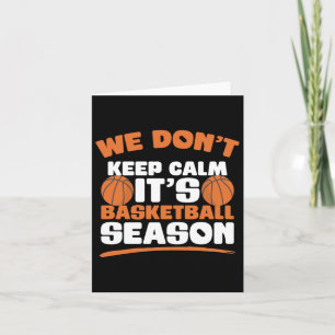 Tarjeta Humor De Temporada De Baloncesto Para Una Graciosa