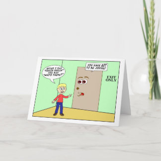 Tarjeta Humor del Golpe-Golpe del feliz cumpleaños para un