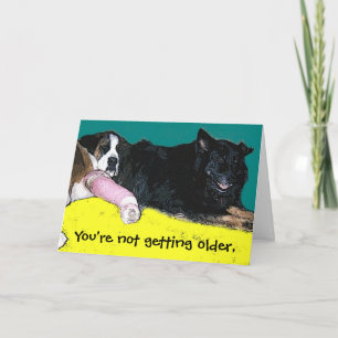 Tarjeta Humor del perro de Birday Card
