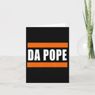 Tarjeta Humor divertido de Chicago Da Pope