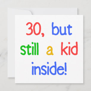 Tarjeta Humor divertido de cumpleaños número 30