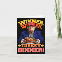 Humor Divertido Trump Ganador Ganador Cena De Pavo