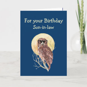 Tarjeta Humor humorístico sobre el cumpleaños del yerno en