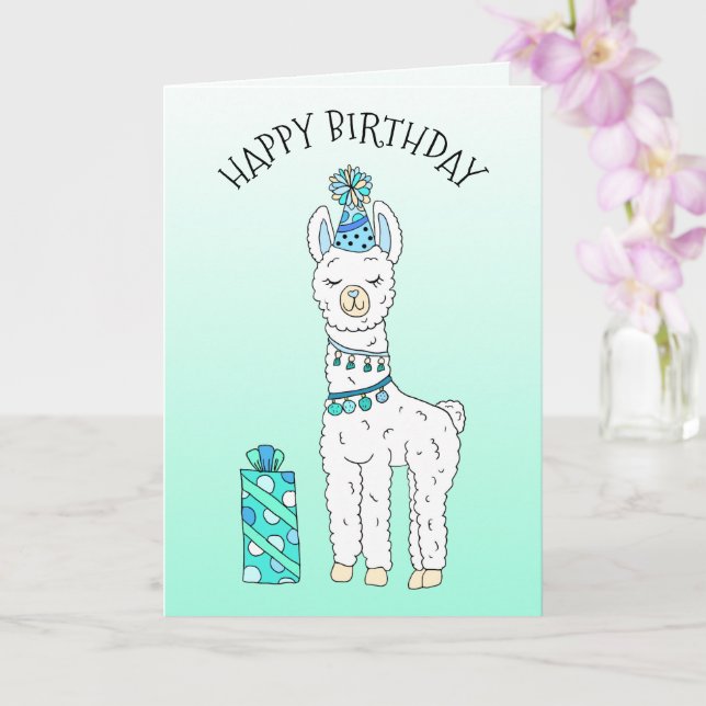 Tarjeta Humor lindo divertido ama feliz cumpleaños (Orquídea)