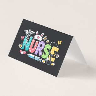 Tarjeta Humor médico de enfermera de Pascua linda