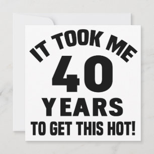 Tarjeta Humor para el cumpleaños 40